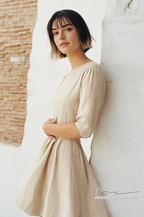 "Chic oversized linen dress ideas for summer in Granada"